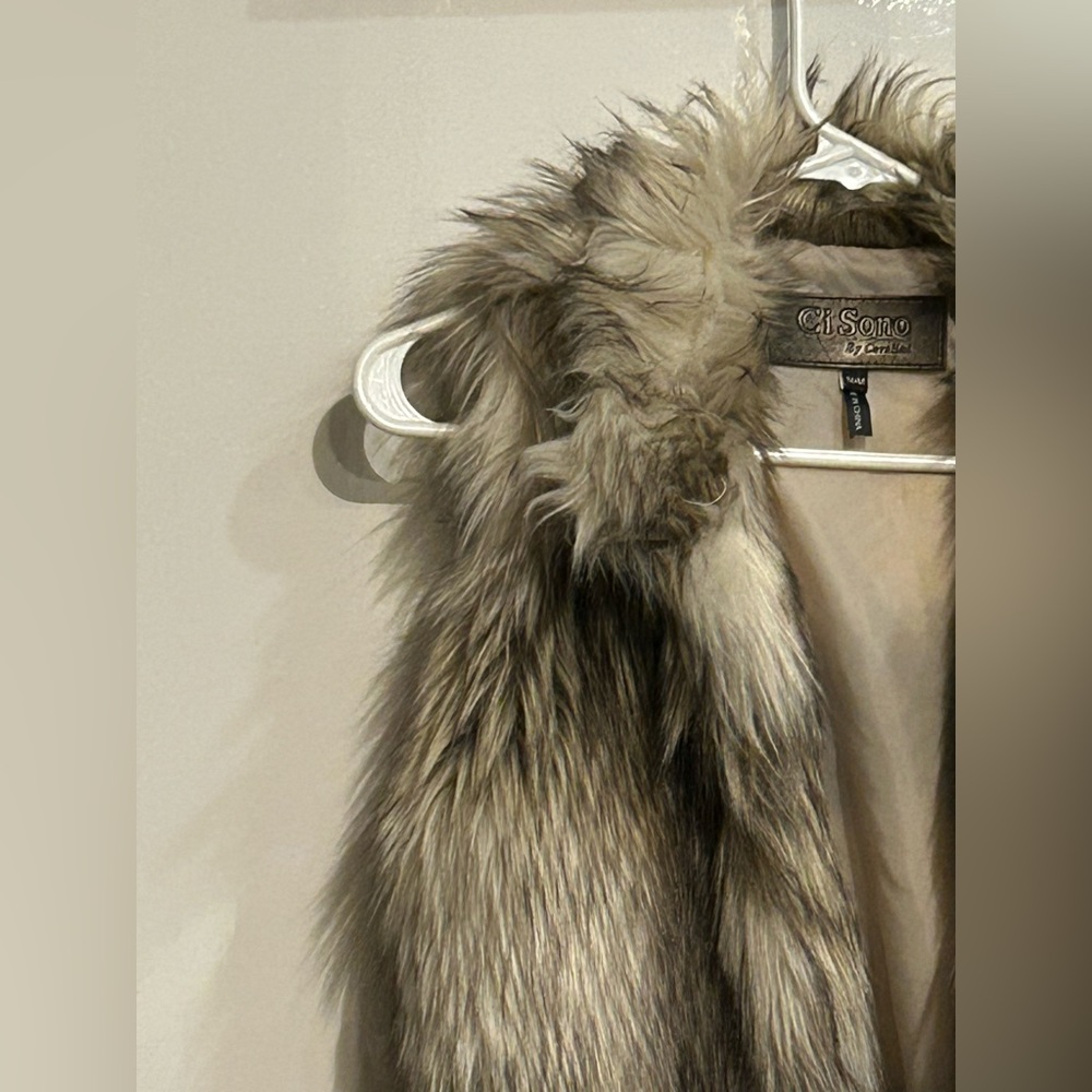 faux fur vest